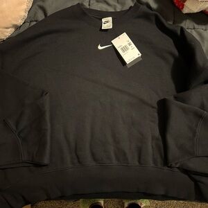 Black Nike Sportswear Phoenix Fleece